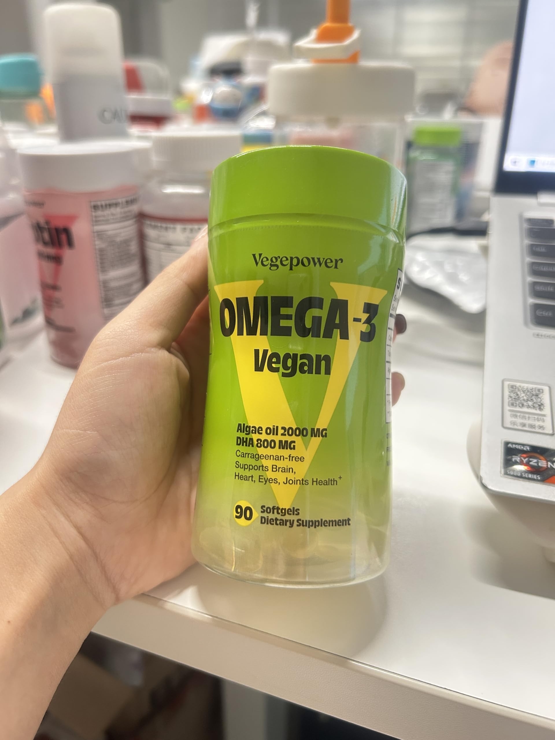 VEGEPOWER iconos de certificaciones y sostenibilidad resaltando pruebas