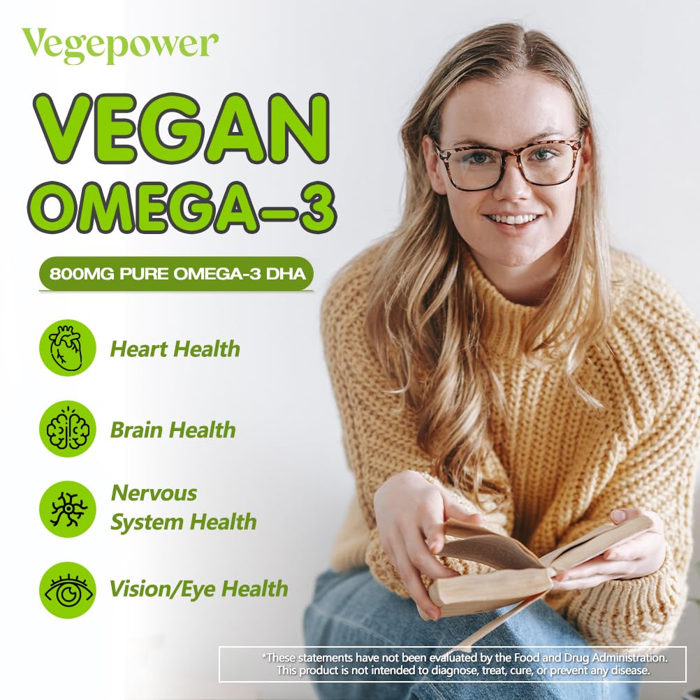VEGEPOWER frasco abierto con cápsulas ordenadas listo para uso diario