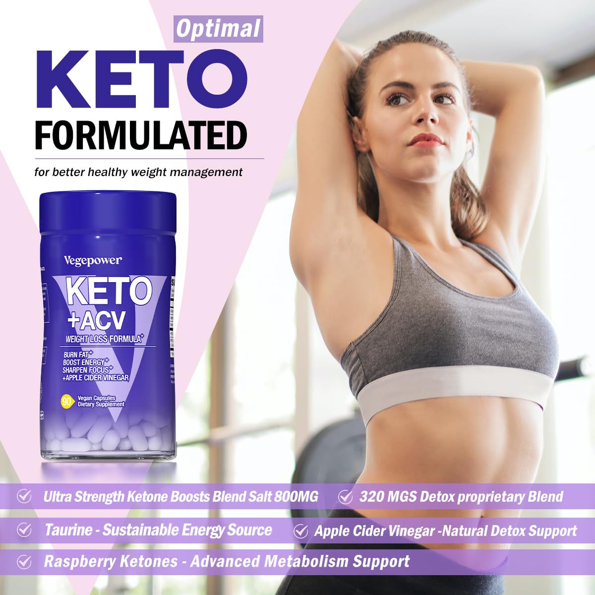 VEGEPOWER etiqueta con información nutricional y lista de ingredientes