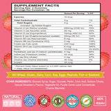 VEGEPOWER etiqueta nutricional enfocada en ingredientes y dosis