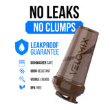 VELOMIX bola mezcladora de acero inoxidable en primer plano para mezclas sin grumos