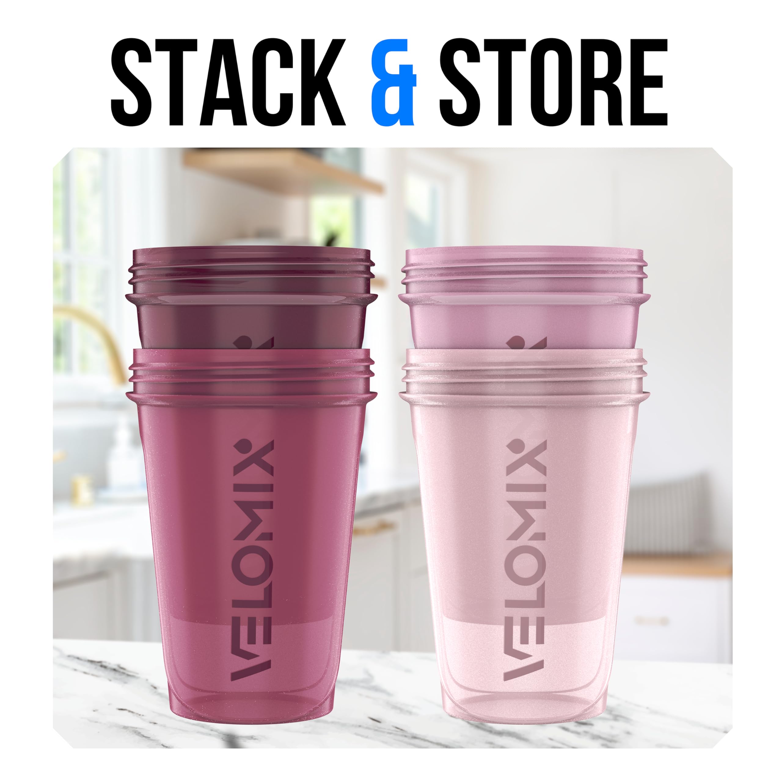 VELOMIX shaker en uso en gimnasio listo para el entrenamiento