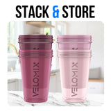 VELOMIX shaker en uso en gimnasio listo para el entrenamiento