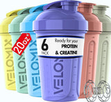 VELOMIX pack frontal pastel mostrando seis botellas, ideal para organización semanal