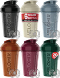 VELOMIX vista frontal del set de seis shakers, práctico para llevar