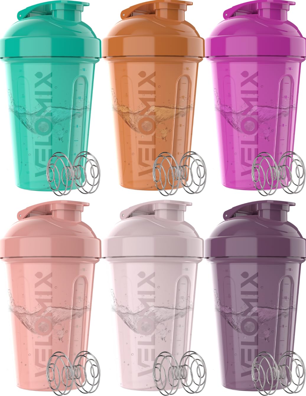 VELOMIX pack de seis vasos Rose Garden, solución práctica y estética