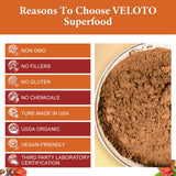 VELOTO polvo mezclado en café matutino para sabor umami equilibrado