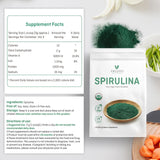 VELOTO spirulina mezclada en yogur, mejora desayunos nutritivos