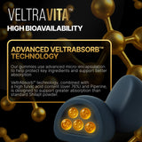 VeltraVita detalle VeltrAbsorb™ y piperina para mejor absorción