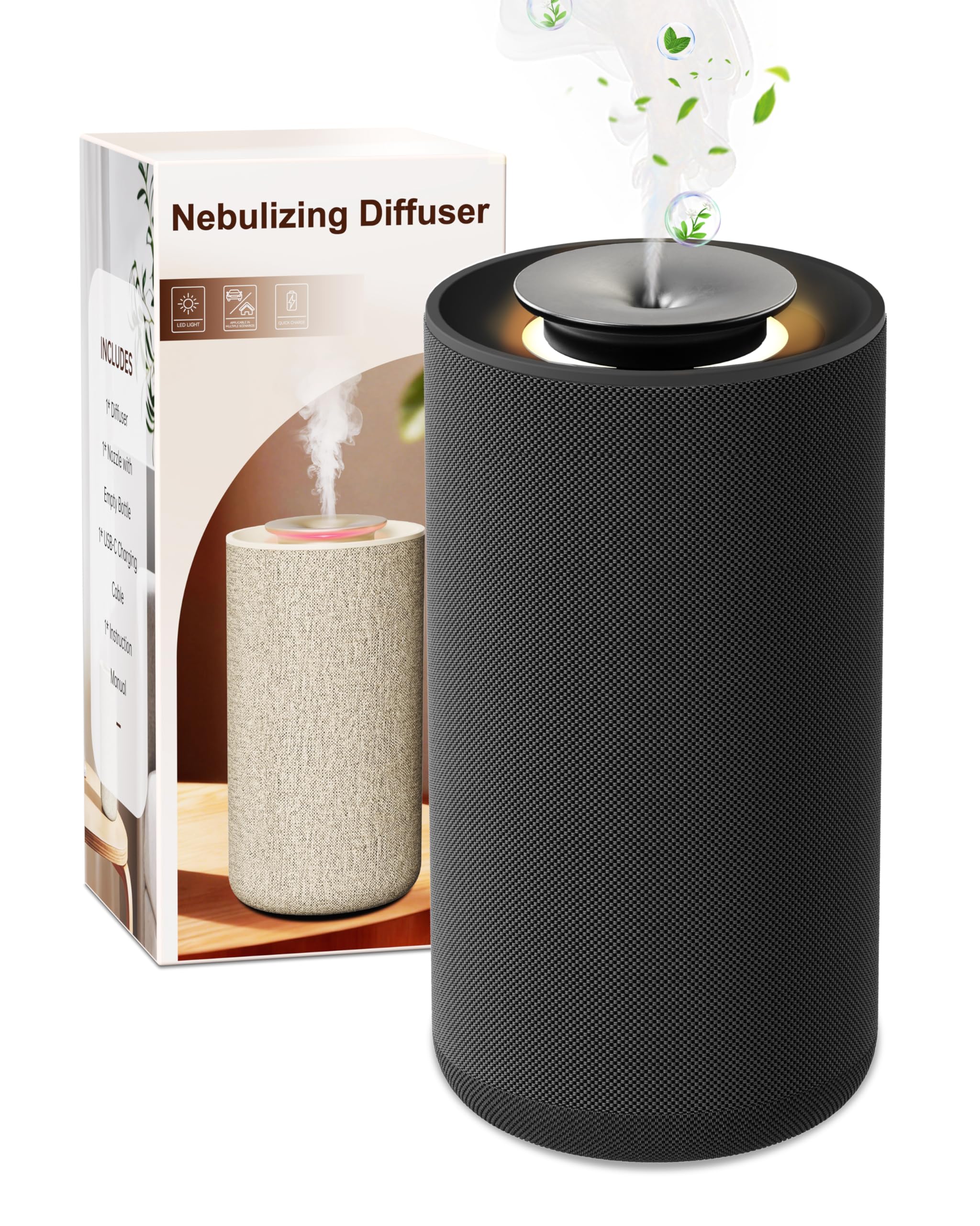 Venere difusor frontal mostrando diseño elegante y práctico para hogar