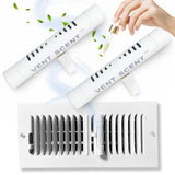 Vent Scent en rejilla frontal mostrando instalación fácil y beneficio práctico