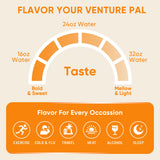 Venture Pal ambientación de viaje con sobres para hidratación en ruta