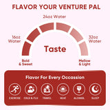 Venture Pal ingredientes visuales presentando vitaminas y electrolitos esenciales