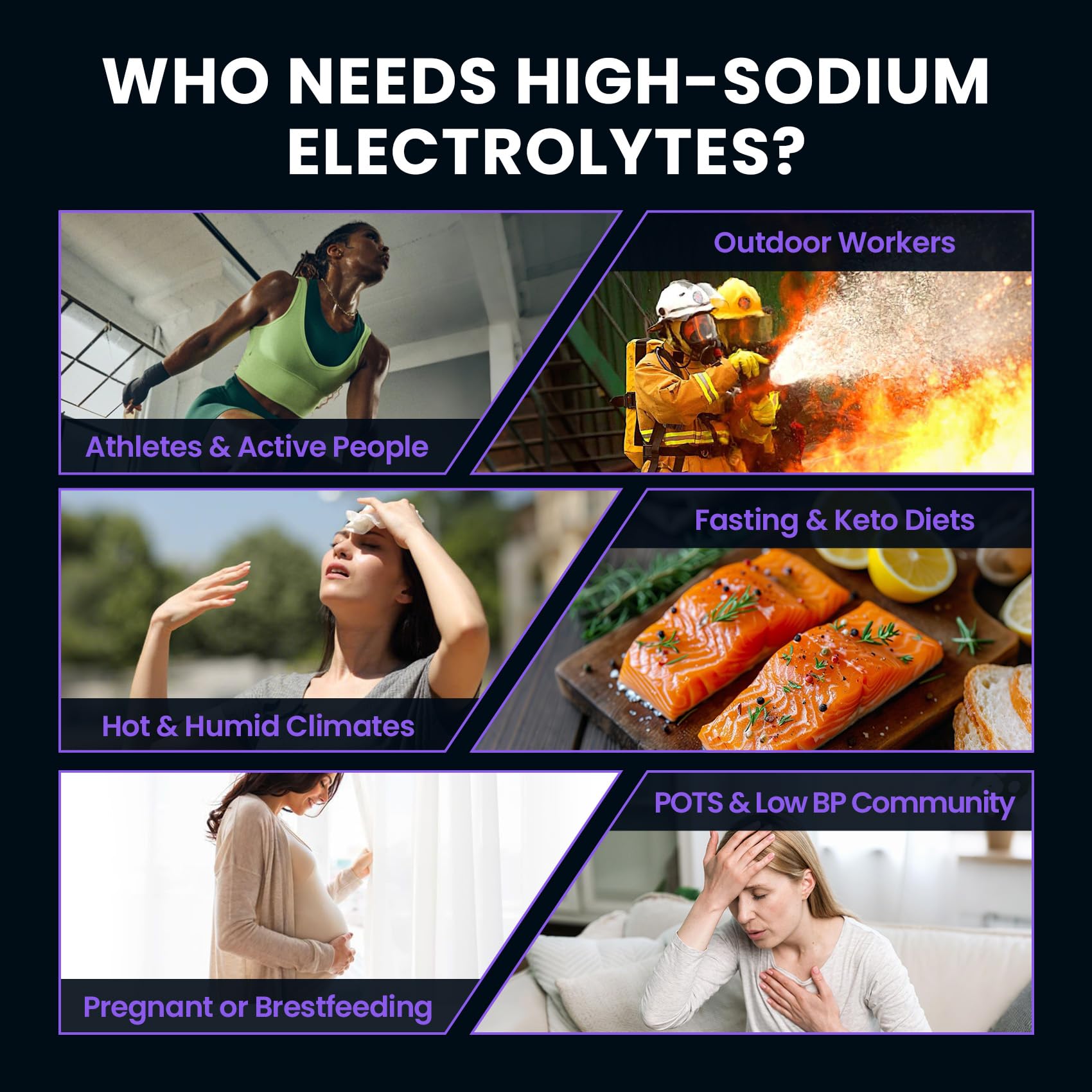 Venture Pal etiqueta con información nutricional y perfil de electrolitos