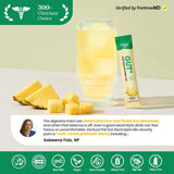 Venture Pal etiqueta nutricional visible con electrolitos y vitaminas listadas