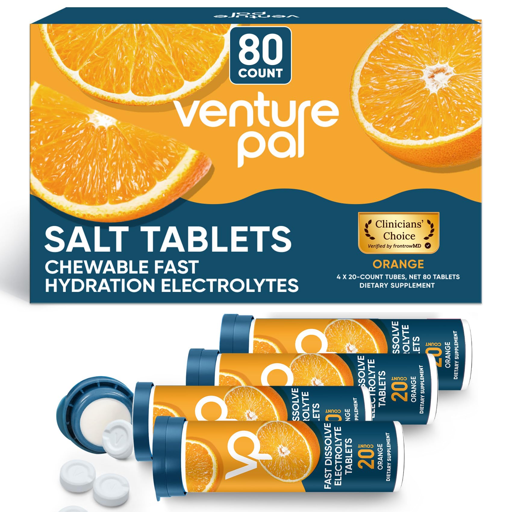 Venture Pal frente del envase mostrando cantidad y beneficios rápidos