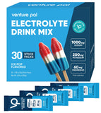 Venture Pal empaque frontal mostrando sobres individuales y beneficio de transporte fácil