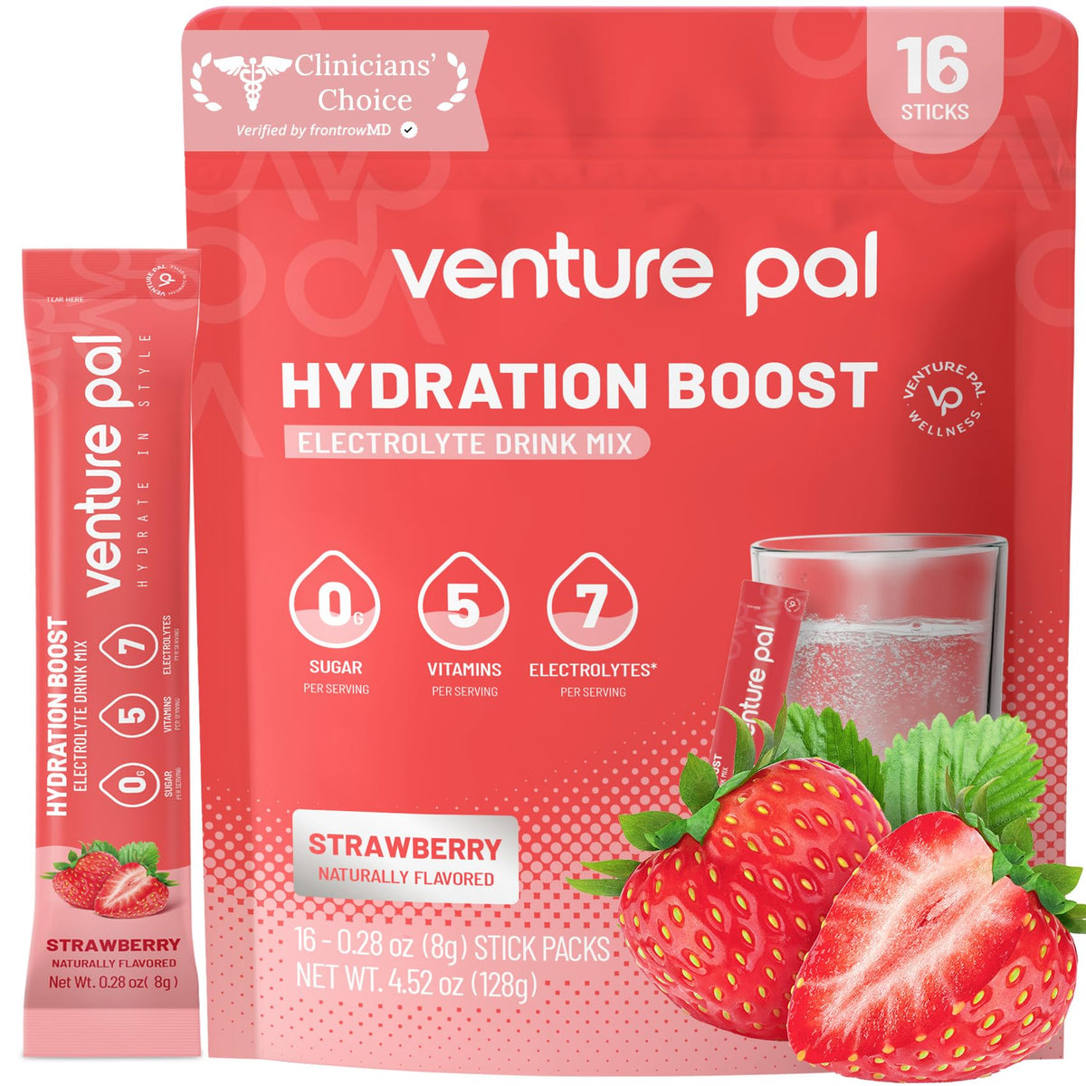 Venture Pal frontal del paquete mostrando presentación y beneficios