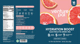 Venture Pal varios sobres del paquete mostrando variedad de sabores