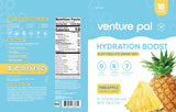 Venture Pal detalle del producto enfatizando fórmula sin colorantes ni azúcares