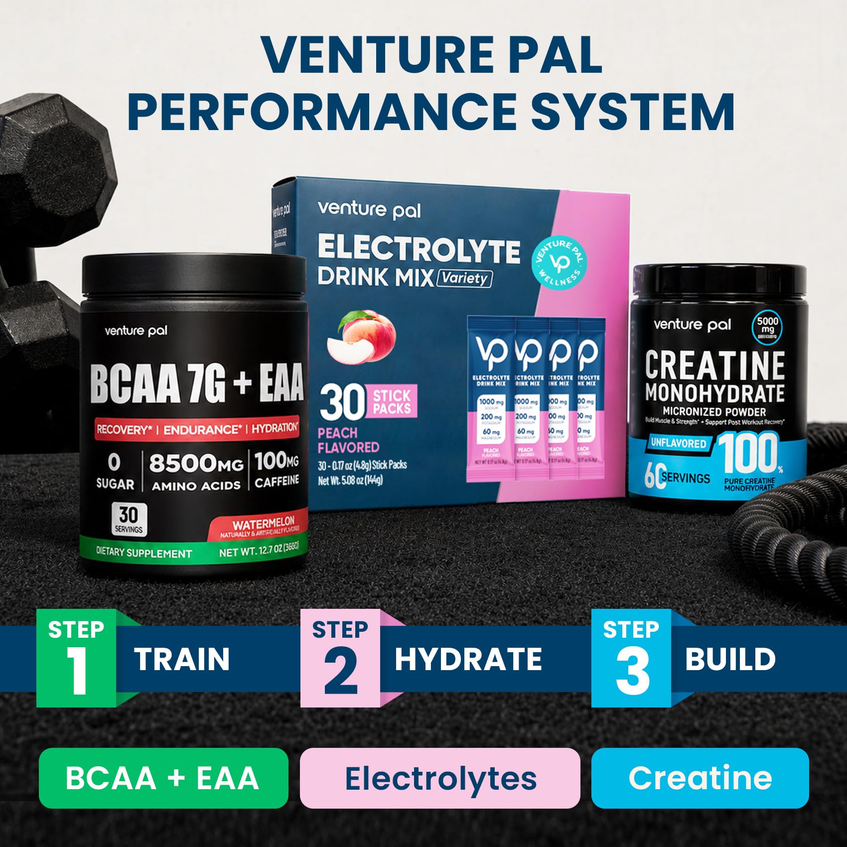 Venture Pal uso durante carrera mostrando reposición rápida de electrolitos