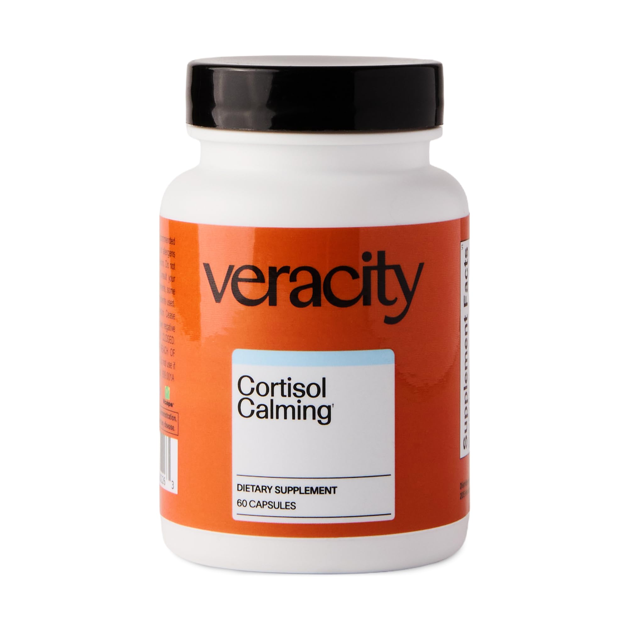 VERACITY SELFCARE frasco frontal mostrando etiqueta clara y beneficios