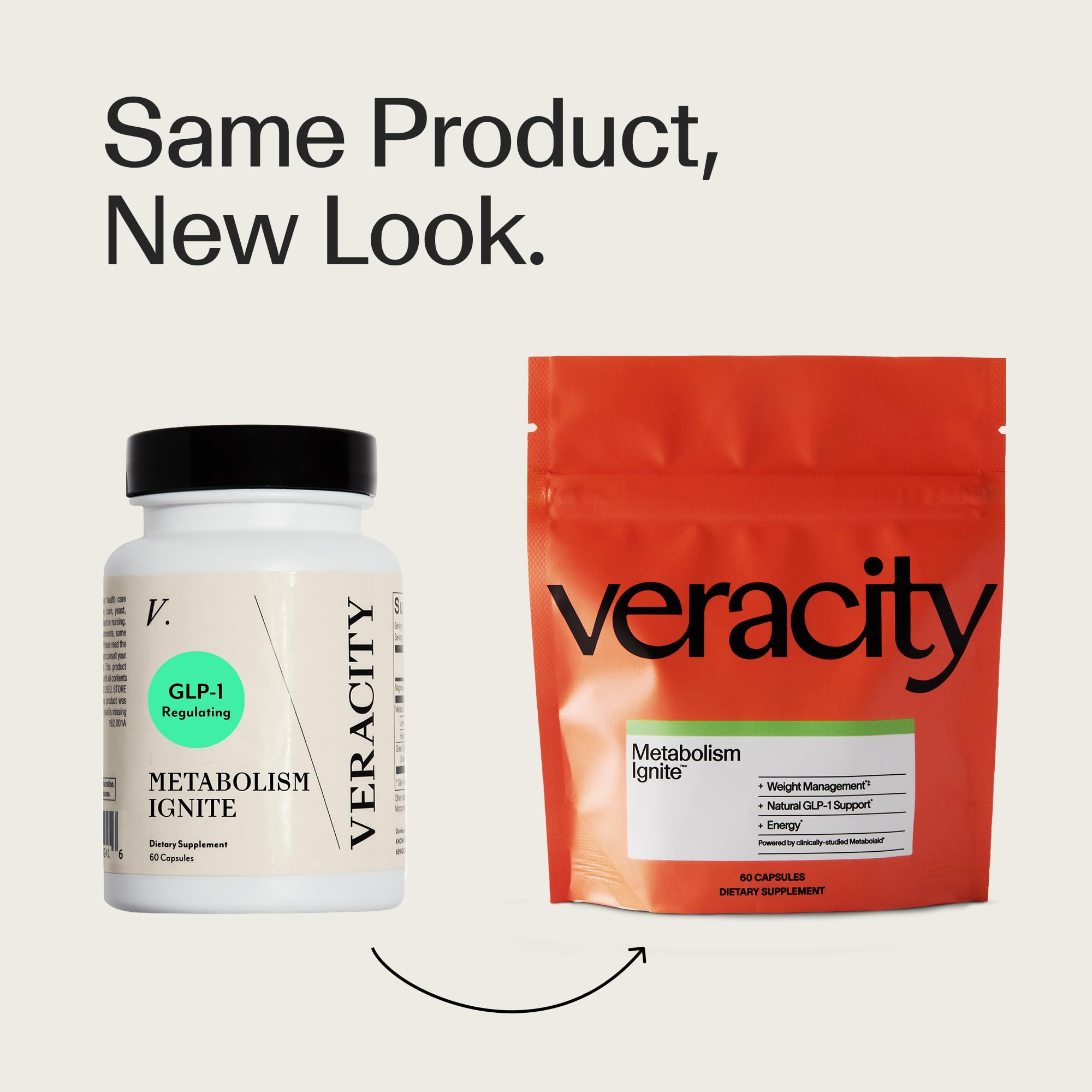 Veracity Selfcare cápsulas en mano para visualización de dosis y conveniencia