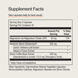 Veracity Selfcare etiqueta con ingredientes para transparencia y confianza