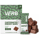 Verb Caffeinated Energy Bar frente del empaque mostrando diseño y beneficio portable