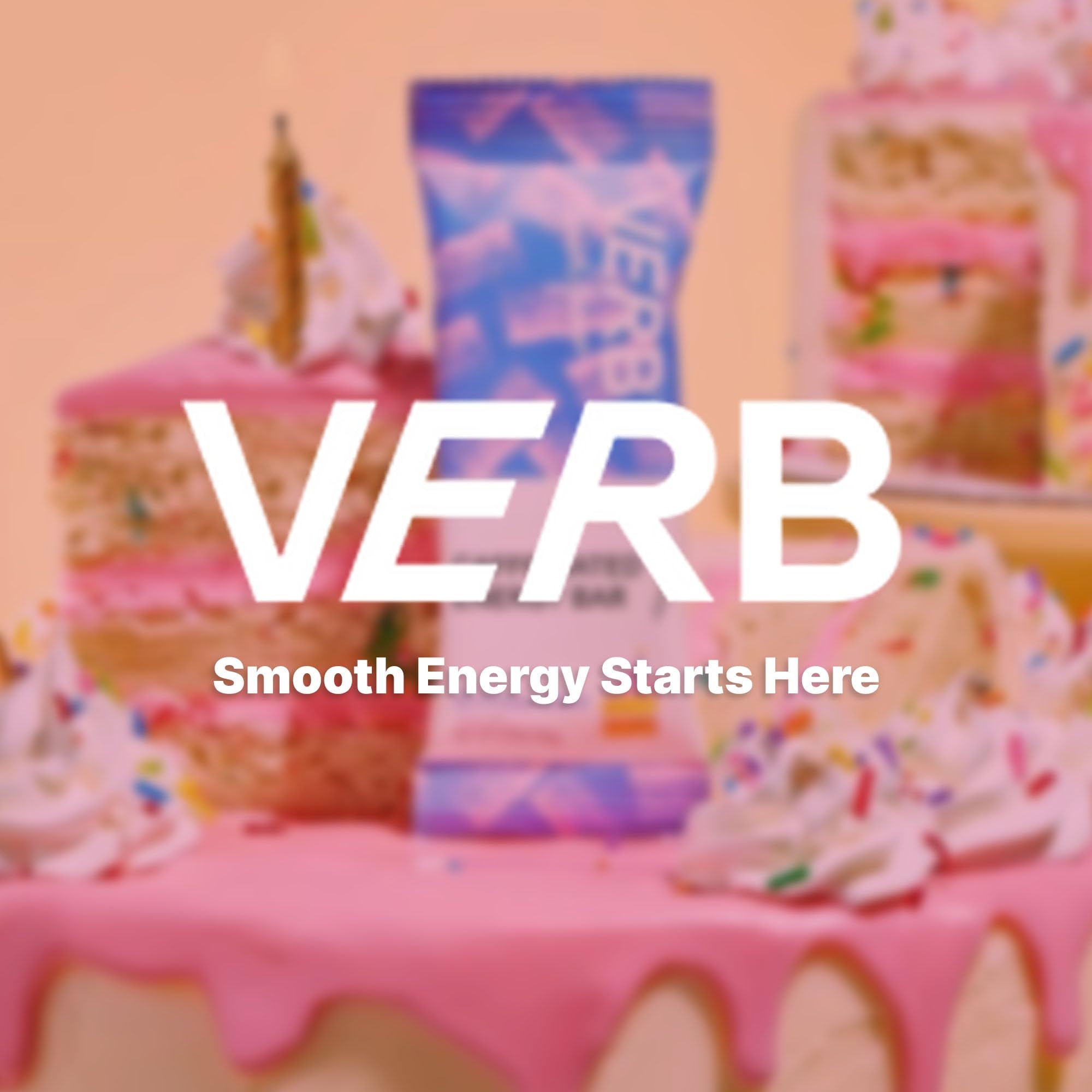Verb Caffeinated Energy Bar etiqueta nutricional y contenido de cafeína claro