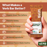 Barra Verb Mocha Chip en mochila urbana, snack portátil para días activos