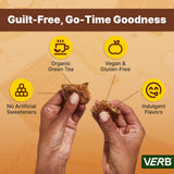 Verb barra S'mores dentro de una mochila mostrando portabilidad