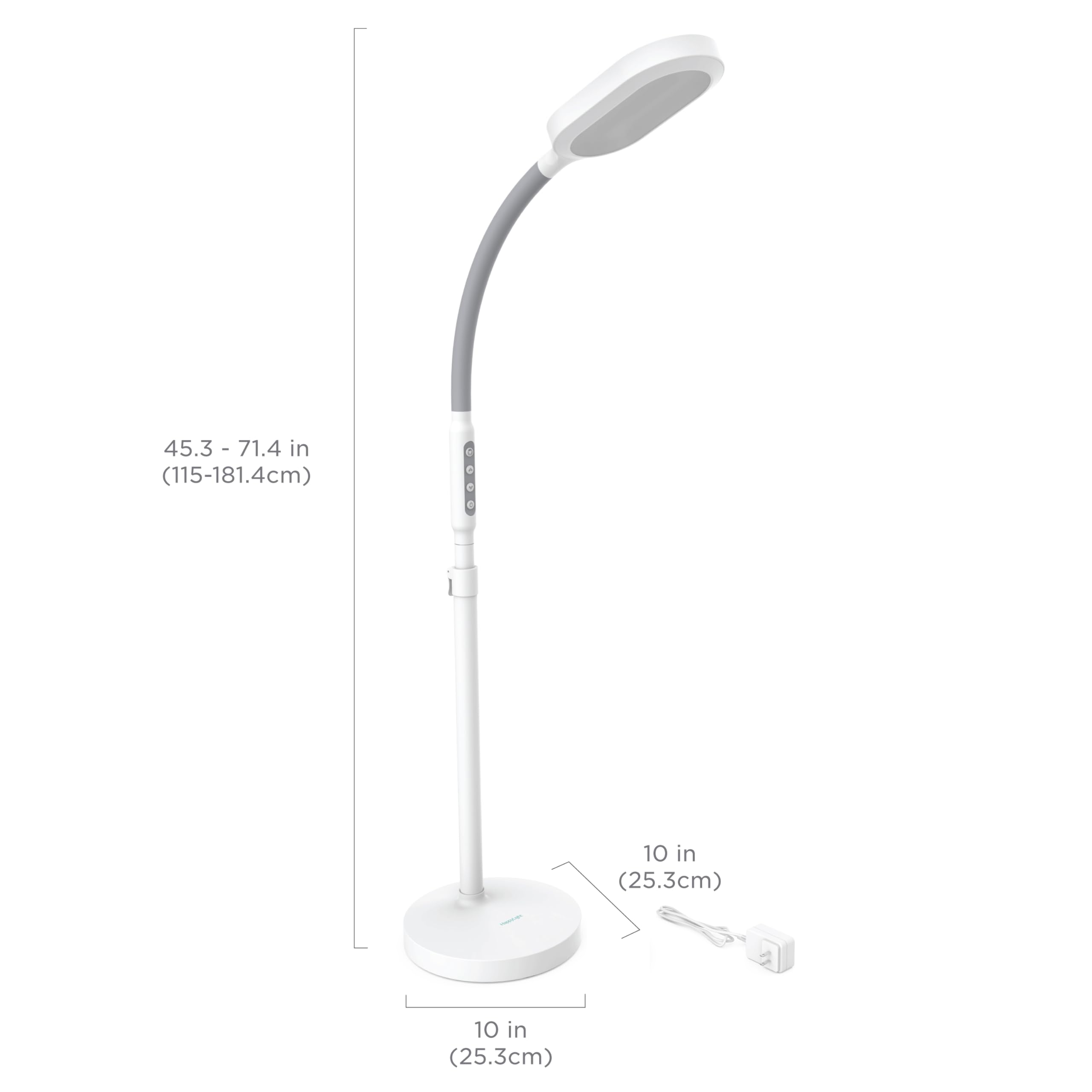Verilux gooseneck flexible orientando la luz con precisión