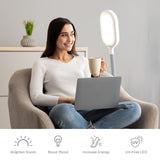 Verilux LED de espectro completo mostrando textura y calidad de luz