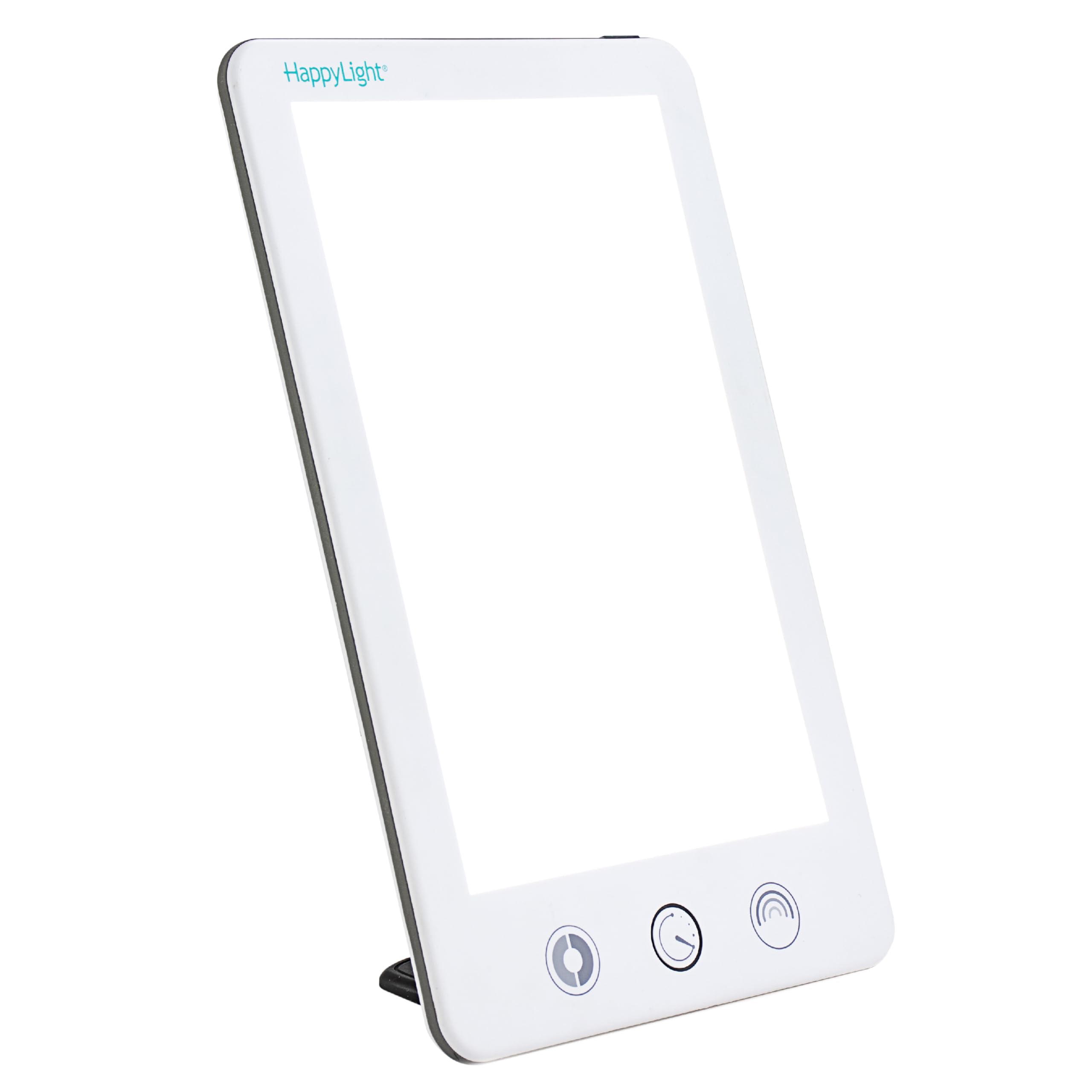 Verilux HappyLight vista frontal con brillo alto para energía diaria