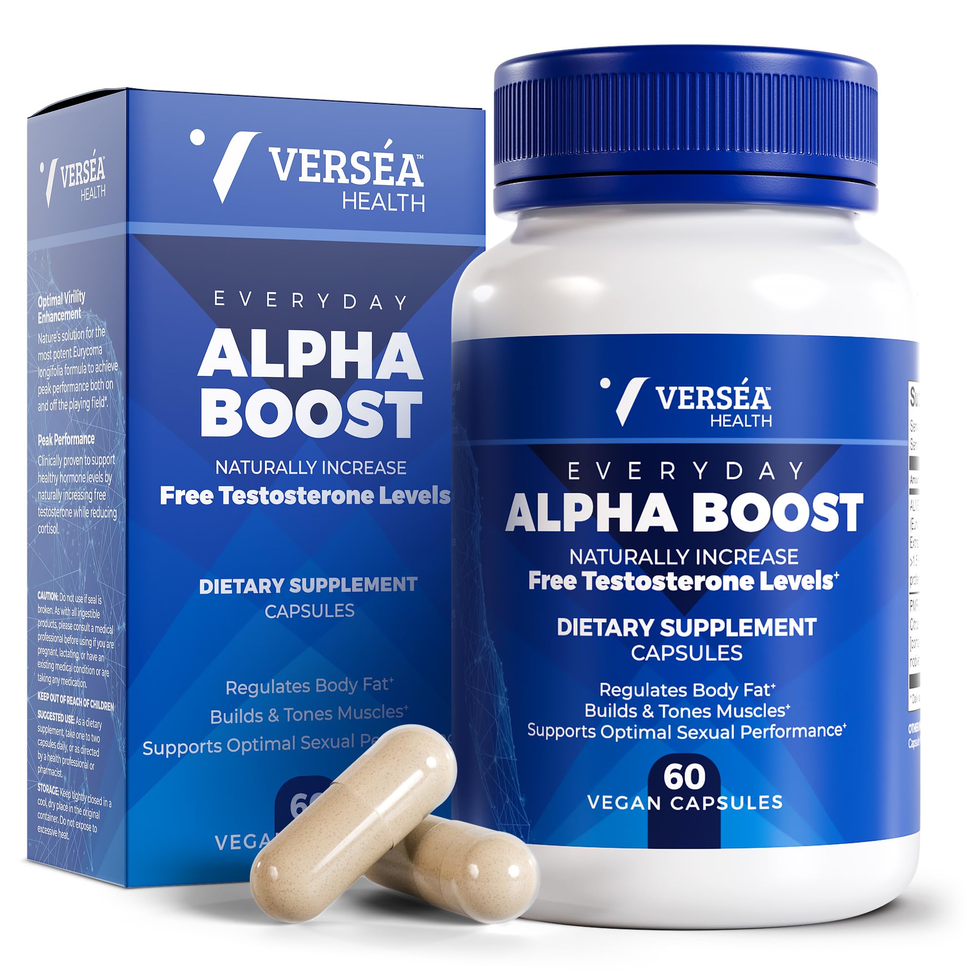 Verséa Alpha Boost frente del envase mostrando la marca y beneficio energético