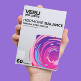 Veru Wellness empaquetado abierto con 60 parches para suministro prolongado