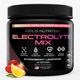 VERUS NUTRITION envase frontal mostrando 60 porciones y sabor fresa limón