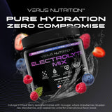 VERUS NUTRITION primer plano del polvo fino y fácil disolución