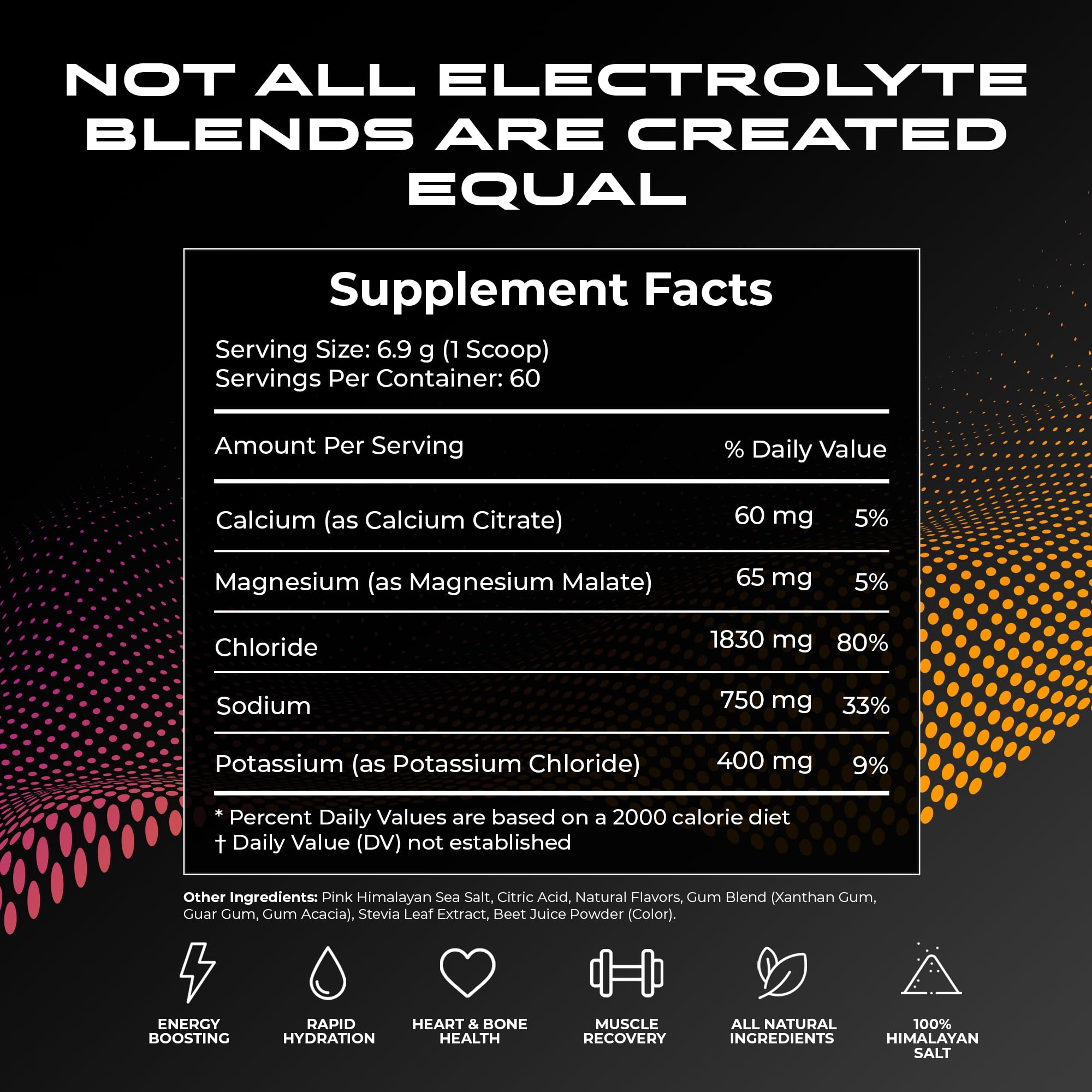 VERUS NUTRITION textura del polvo sin azúcar para disolución rápida