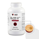 V.E.T. PHARMACEUTICALS comparación de dosis K-CIT-V con escala para medir cantidad