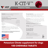 V.E.T. PHARMACEUTICALS dueño dando K-CIT-V a perro mostrando uso doméstico