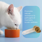Veterinarian Recommended Solutions primer plano de polvo de yema de huevo como ingrediente natural