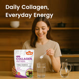VEV envase en cocina lifestyle transmitiendo uso diario y bienestar