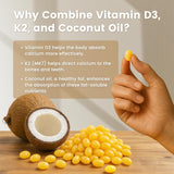 VEV Corefeel cápsula abierta con aceite de coco visible indicando mejor absorción