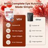 VEV origen de ingredientes: microalga y flor de caléndula en detalle natural