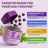 VEV etiqueta de ingredientes destacando magnesio bisglicinato y complemento