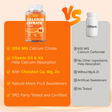 Veyttisy gominolas apiladas demostrando color naranja natural y forma