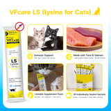 VFCARE gato aceptando la pasta, mejora la adherencia diaria