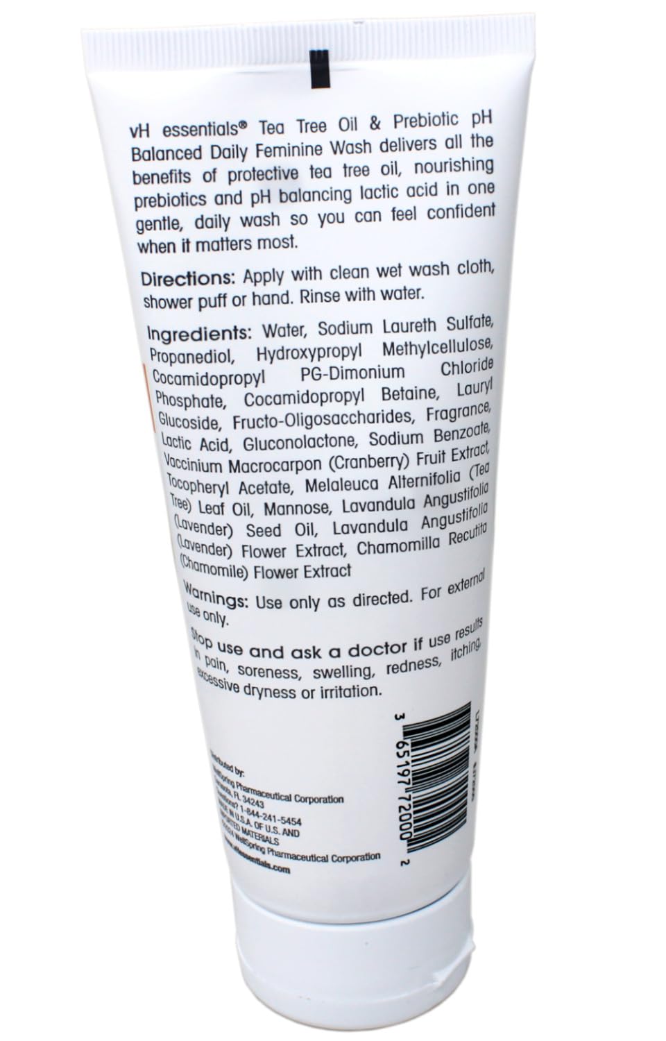 vH essentials aplicando gel en ducha para sensación fresca diaria